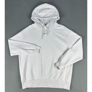Nike Hoodie Womens Small White Salt Crater Revival Popver Gym Training Lounge